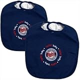 Baby Fanatic Team Color Bibs, Minnesota Twins, 2-Count by Baby Fanatic [並行輸入品]