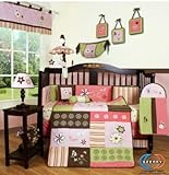 Boutique Floral Dream 13PCS CRIB BEDDING SET by GEENNY [並行輸入品]