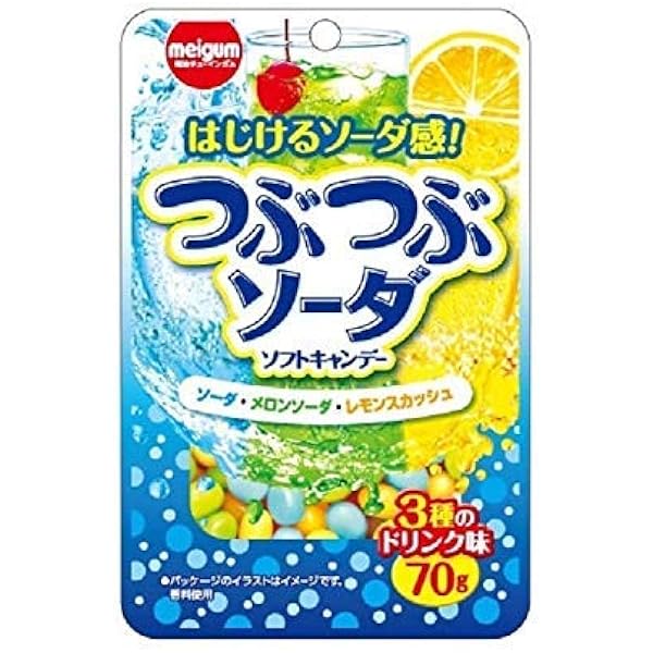 Amazon 明治チューインガム つぶつぶソーダ 70ｇ 10袋 明治チューインガム あめ キャンディ 通販