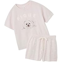 ジェラピケ　ルームウェア　あざらしブルー すべてのカテゴリ【ジェラート ピケ】あざらしコレクション