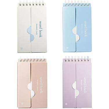 単語帳セット 商品 Amazon | サムコス 単語帳 暗記カード 単語カード 4色 学習帳