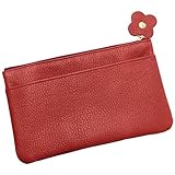 LIME made in Japan (ライムメイドインジャパン) 本革 ポーチ パスポートケース L8003 〔レッド〕 通帳ケース レディース 日本製 フラワーライン L8003