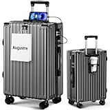 Augustre スーツケース 機内持込 超軽量 キャリーケース 大型 多機能 静音 ダブルキャスター 耐衝撃 Sサイズ