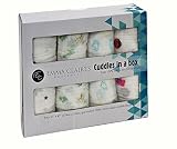 Emma Claire's Houseware 100% Cotton Muslin Swaddle Blankets-Set Of Four CUDDLES IN A BOX 47 x 47 Inc