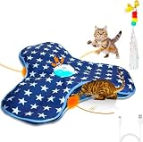 猫 おもちゃ 自動 猫おもちゃ動く 猫 オモチャ 動くおもちゃ 猫 おもちゃ 一人遊び キャッチミー 猫のおもちゃ 猫じゃらし ネコ おもちゃ 自動 ねこ おもちゃ 猫 電動おもちゃ ねこじゃらし 猫 遊び道具 3つの遊び方 複数ペット ストレス解消 狩猟本能を満たす 猫 知育玩具 (あお)