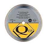 QEP 6-1003Q Continuous Rim Diamond Blade, 10-Inch Diameter, 5/8-Inch Arbor, Wet Cutting, 6115 Maximu