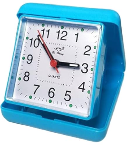 Amazon.co.jp: KJOET 折りたたみ式トラベル目覚まし時計アナログ