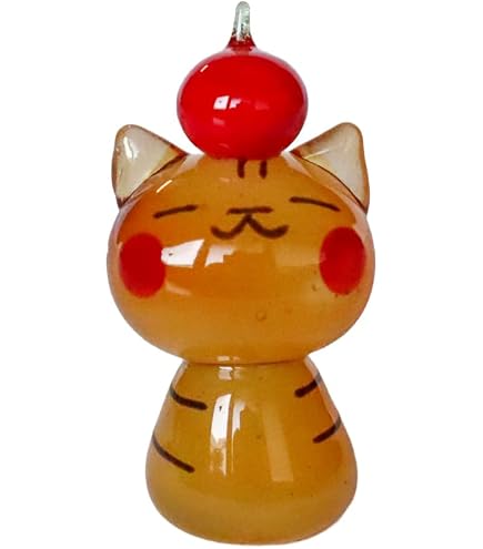 Amazon.co.jp: フォーカート かわいい手作り ガラス細工 リンゴのっけ