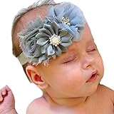 miugleベビーガールズグレーフラワーヘッドバンド