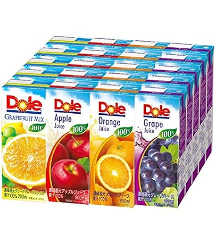 Amazon.co.jp: Dole 100%オレンジジュース200ml × 18本 : 食品・飲料・お酒