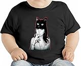 RIVER ISLAND SEXY WEED CAT GIRL オーガニックベビーTシャツ 12 - 18 Months
