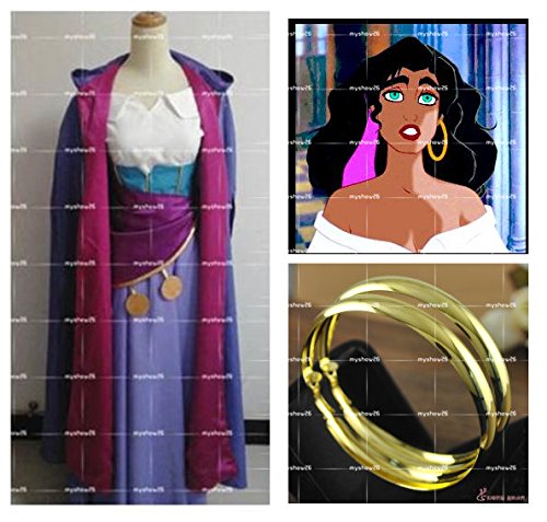 Mua コスプレ衣装 ディズニーノートルダムの鐘エスメラルダ耳飾り付 コスチューム ハロウィーン仮装 ディズニー オーダー可能 Tren Amazon Nhật Chinh Hang Fado