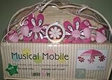 Lambs & Ivy PINK FLUTTER Musical Mobile by Lambs & Ivy