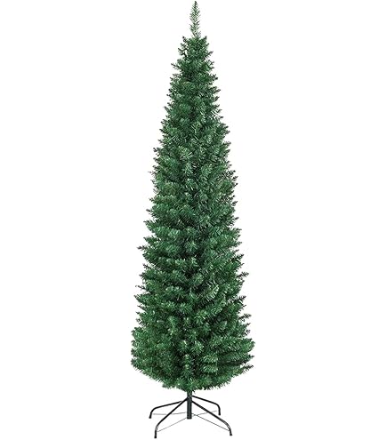 Amazon.co.jp: クリスマスツリー スリム 120cm 150cm 180cm 人工ツリー