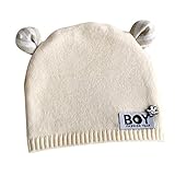 (よキーよ)Yokeeyo ニット帽 毛糸 かわいい耳付き帽子 新生児帽子 ベビー用帽 赤ちゃん キッズ 帽子 男の子 女の子 男女児 秋冬 防寒 スタイリッシュ