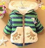 New Winter Children Outerwear Hoodies Jacket -4T