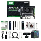 Yahboom Jetson Orin NX 16GB SUPER 開発ボードキット 256GB SSD【正規代理】Jetsonハウジング、RGB冷却ファン、USBマイクカメラ、電子キット Ubuntu ROS 2資料の提供 (Orin NX 16GB Mini PC Kit)