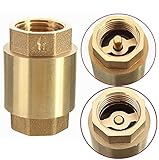 1\/2 inch npt vertical in line spring loaded brass check valve