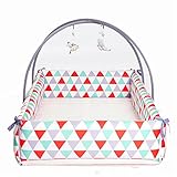 MaMing Bumper Bed Triangle バンパーベッド 赤ちゃん ベビーベッド オーガニックバンパーベッド 安全なマットレス 超大型バンパーベッド [並行輸入品]