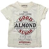 《初夏盛夏対応》 ALMOND BAR(アーモンドバー) 天竺GOOD ALMOND SUGAR半袖Tシャツ 90cm/Iv NO.AH-72208