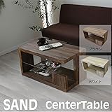 アンティークセンターテーブル ヴィンテージ感のあるデザインテーブル (幅75タイプ, ホワイト)