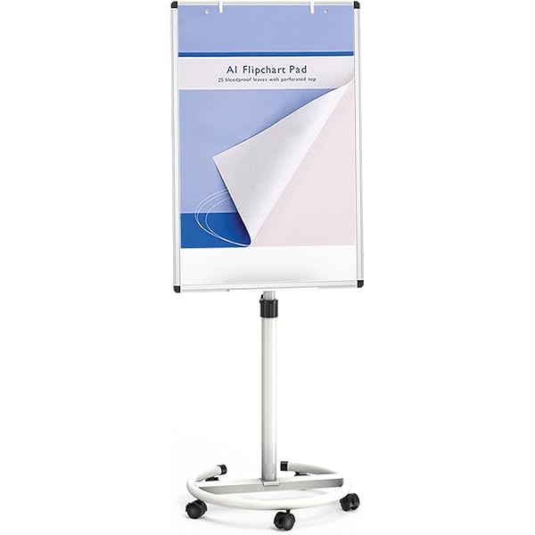VIZ-PRO Standard Easel Pads, A1 Flipchart Paper Pad, 25-Sheets/Pad