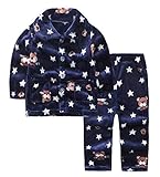 フランネルキッズパジャマソフトSleepsuitコーラルベルベット寝間着Nightcloth、ビッグベアー