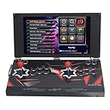 26800 in 1ハンドヘルドポータブルアーケードゲームコンソール 17.5インチHDスクリーン デュアルプレーヤー Pandoras Box DX、レトロビデオゲームマシンの検索/非表示/保存/読み込み/一時停止(レッド9800 DX Plus)。