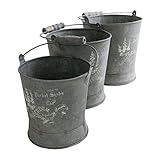 COVENT GARDEN プリント・ブリキポット3点セット IZ-57