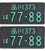 Amazon | 井上工業 字光式ナンバープレート 2468-12V-M クロームメッキ