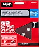 Task Tools SHD58180-4 180 Grit Signature Heavy Duty Hook and Loop Sanding Disc (4 Pack), 5" [並行輸入品]