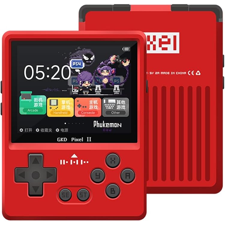 その他 GKD PIXEL2 64GB GKD Pixel 2 Console Metal Retro Game Player Portable Mini