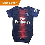 パリSt Germain Baby Suit f.c.ホームの幼児ボディースーツOnesizeコットンブルー 0-9Monthes ブルー