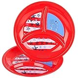 Babies R Us - Reusables - Patriotic Divided Plates 2 Pack by Babies R Us [並行輸入品]