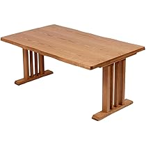 Amazon｜ダイニングテーブル 150cm×90cm 4人掛け 食卓 木製 タモ突板 2 ...