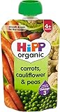 Hipp Organic Carrots Caulliflower & Peas (100g) ヒップ有機ニンジンのcaulliflowerとエンドウ豆（ 100グラム）
