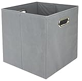 Modern Littles Bold Solid Folding Storage Bin, Gray by Modern Littles