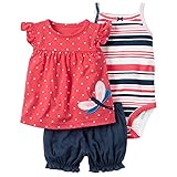 ARAUS　赤ちゃん　ロンパース　服　ノースリーブ　コスチューム衣装　カバーオール　肌着 ロンパース　セット　半袖　長袖　ベビー　女の子　男の子　男女兼用　かわいい　おしゃれ　出産祝い　春　夏　秋（3