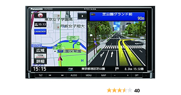 Amazon パナソニック カーナビ ストラーダ Cn Re04d フルセグ Vics Wide Sd Cd Dvd Usb Bluetooth 7v型 Cn Re04d オーディオ一体型ナビ 家電 カメラ