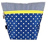 Pouche(ポーチェ) 消臭ポーチ おむつポーチ ドットストライプ (アースブルー) TB0005HW