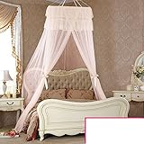 Extra LargeサイズラウンドフープベッドキャノピーネッティングMosquito NetフィットCrib、ツイン、フル、クイーン、キング 150x200cm(59x79inch) ENDOSHD