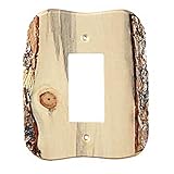 Sierra Lifestyles Rustic Switch Plate, 1 Rocker Finished, Blued Pine by Sierra Lifestyles