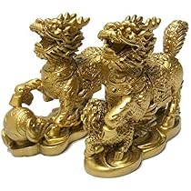 Amazon.co.jp: 風水 開運 置物 麒麟 キリン グッズ グッツ