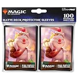 Ultra PRO - ファイナルファンタジー×ユニバースビヨンドスティルツキン、Moogle Merchant 100枚デッキプロテクタースリーブ マジック:ザ・ギャザリング | トレーディングカードアクセサリー、コレクターカードゲームギア