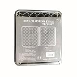 アメリカン 雑貨 インテリア ミニチェーンリンクフェンス(金網フェンス) MINI CHAINLINK FENCE (2pcs set)