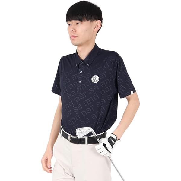 Amazon | アンパスィ 長袖ポロシャツ メンズ ゴルフウェア