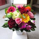 TVチャンピオン出場【今旬フラワーアレンジメント3,700円 スタンダード ＭＩＸ】誕生日 花　誕生日 プレゼント 女性 フラワーアレンジメント 開業開店祝い 花 劇場 楽屋花 ギフト お見舞い お供