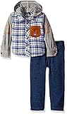 Boys Rock Baby 2 Piece Flannel Set Blue 12 Months [並行輸入品]