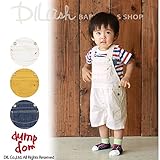(ダンプドム) dumpdomショートオール/夏 ベビー サロペット 80 マスタード