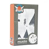 ウィーゴアミーゴ weegoamigo おくるみ ガーゼ 1枚 単品 箱入り Single Pack Muslin Snowy Mountains スノーウィーマウンテン